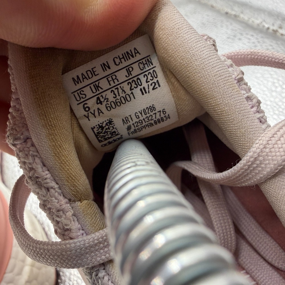 Size 6 Adidas UltraBoost 4.0 DNA Almost Athletic Sneaker Pink Womens GY0286 - Picture 10 of 11